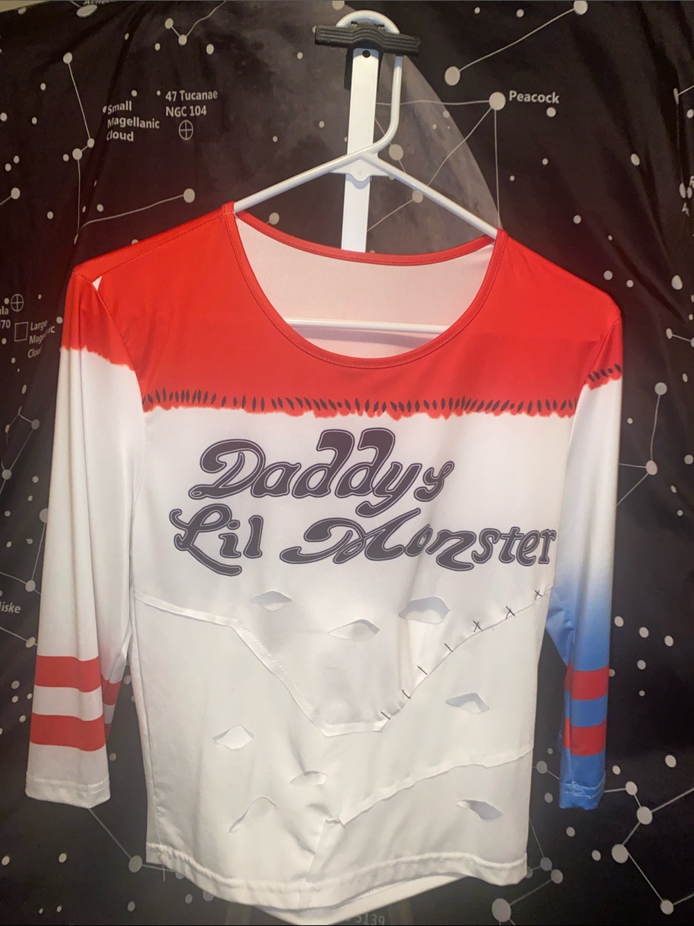 Daddy's Lil Monster Harlequin Costume